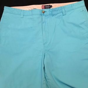 Chaps size 42 turquoise shorts